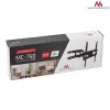 TV sienas stiprinājums MACLEAN MC-760 32–55 collu televizoriem, tērauds, VESA līdz 400x400, 30 kg, melns, 9,6–44,8 cm