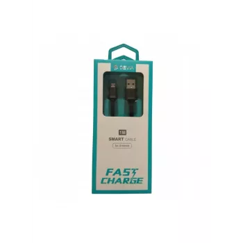 USB uzlādes kabelis Devia Micro Smart Series V2 5V 2.1A 1 m, melns