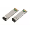 Extralink SFP WDM modulis 1.25G, 1.25Gbps, 1310/1550nm, vienmoda, 20km, LC, DOM, pāris, paredzēts HP/Aruba