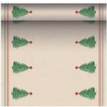 PAPSTAR galda celiņš Christmastree with Star 89780 Daudzkrāsains 40,0 cm x 3,0 m (89780)