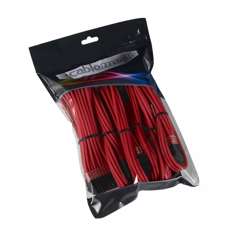 CableMod ModMesh kabeļa pagarinājuma komplekts CM-PCAB-BKIT-NKR-3PC-R