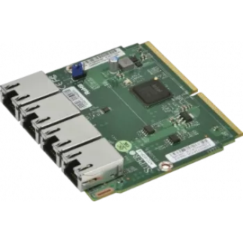 Super Micro Supermicro paplašinājuma karte AOC-MGP-i4M - tīkla adapteris - Gigabit Ethernet x 4 (AOC-MGP-i4M-O)