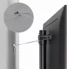 TV grīdas statīvs MACLEAN MC-494 32 collu–70 collu televizoriem, VESA līdz 400×400 mm, maks. slodze 40 kg, slīpums 70°