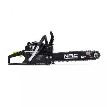 Benzīna motorzāģis NAC CST45-40-02AC, 45 cm³, 1.9 kW (2.4 kW maks.), 40 cm sliede, 66 posmu, 1.5 mm ķēde