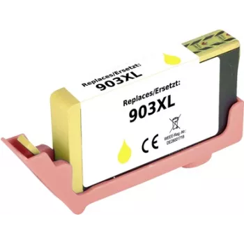 Renkforce tintes kasetne aizstāj HP 903 XL (T6M11AE) saderīga dzeltena RF-5705456 (RF-5705456)