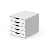Dokumentu glabāšanas kaste Durable VARICOLOR Mix 5 Plastmasa Daudzkrāsains Balts 762527