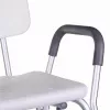 Dušas krēsls ar atzveltni un rokturiem