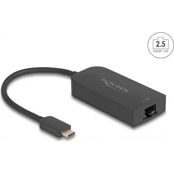 DeLOCK 66046 USB Type-C uz 2.5 Gigabit LAN adapteri