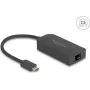 Dokstacija DeLOCK 66046 USB 3.2 Gen 1 Type-C melna Ethernet 2.5G