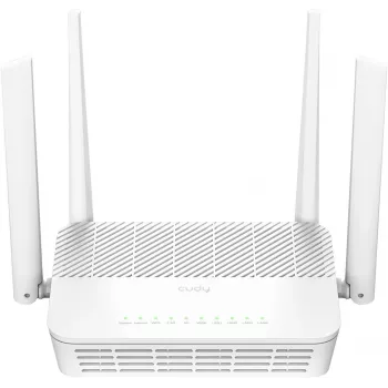 Bezvadu maršrutētājs Cudy AX3000 (Wi‑Fi 6 divjoslu 2.4/5 GHz, Gigabit Ethernet, 4x LAN, 2402+574 Mbps)