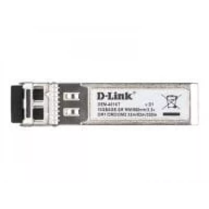 D-Link 10GBase-SR SFP+ raidītājs, 80/300m, optiskā šķiedra, 10000 Mbit/s, SFP+, LC, 50/125,62.5/125 µm, SR