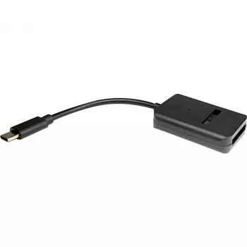 INTER-TECH adapteris M.2 uz USB Type-C K-1696-P2, M.2 ligzda, USB-C spraudnis, 5V, 37×54×12 mm, melns