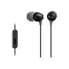 Sony MDR-EX15AP, vadu, 8 - 22000 Hz, zvani/mūzika, 3 g, austiņas, melna
