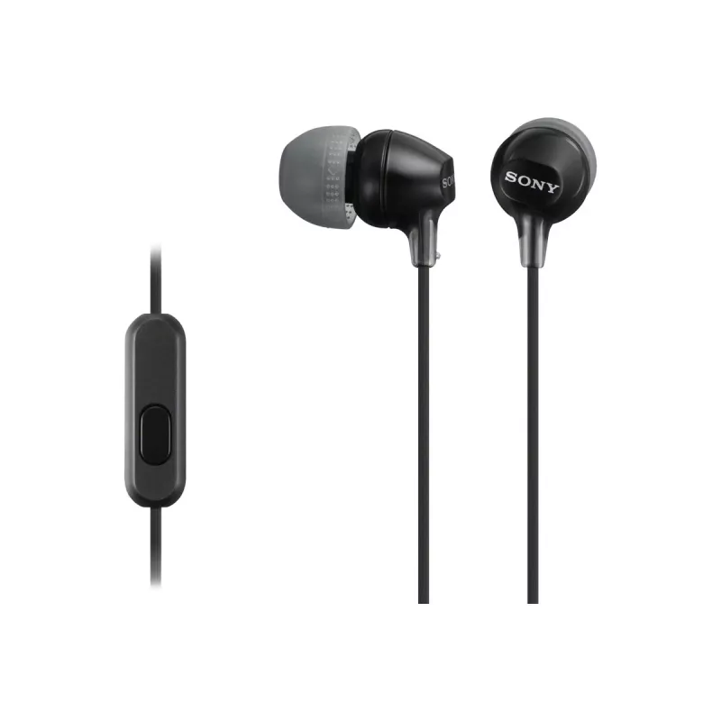 Sony MDR-EX15AP, vadu, 8 - 22000 Hz, zvani/mūzika, 3 g, austiņas, melna
