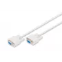 Digitus seriālais savienojuma kabelis [1x D-SUB ligzda 9 kont. - 1x D-SUB ligzda 9 kont.] 2,00 m bēšs (AK-610106-020-E)