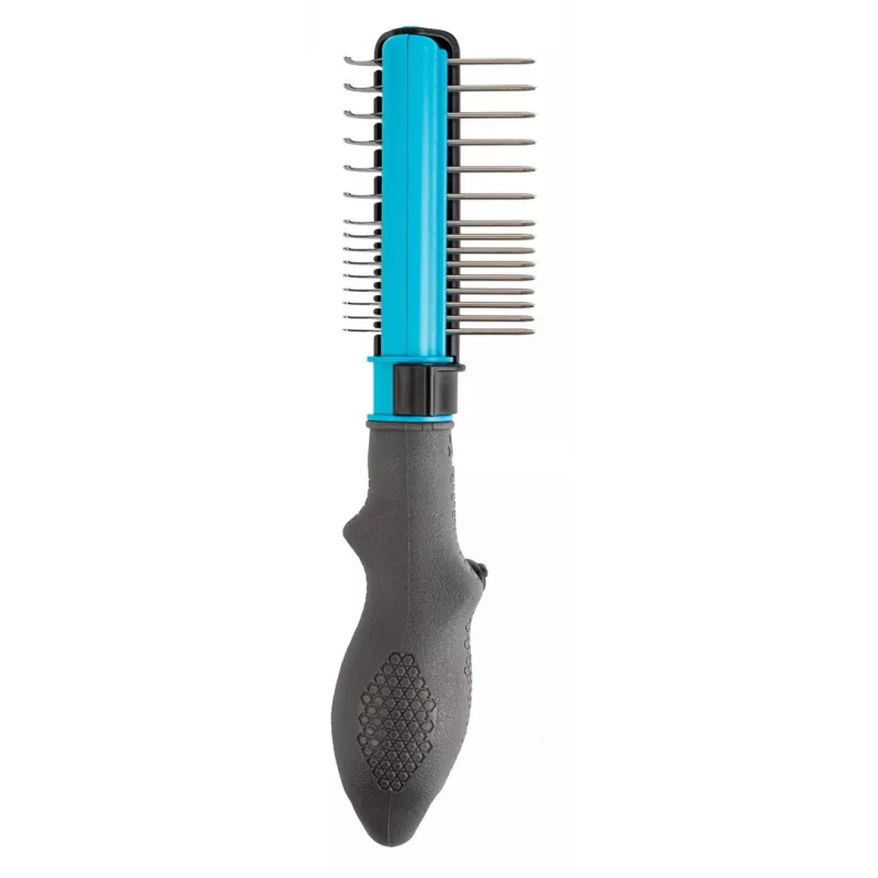 FURminator 2 vienā - fēminators samezglojumu noņemšanai un suņu spalvas kopšanai