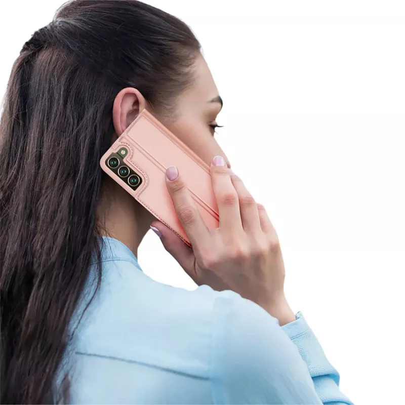 Dux Ducis Skin Pro maciņa vāciņš ar atloku Samsung Galaxy S22+ (S22 Plus) rozā