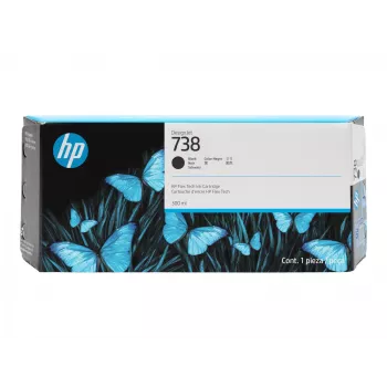 HP 738 300 ml melna tintes kasetne priekš DesignJet
