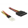 SATA strāvas kabelis DeLOCK 0,24 m 83877