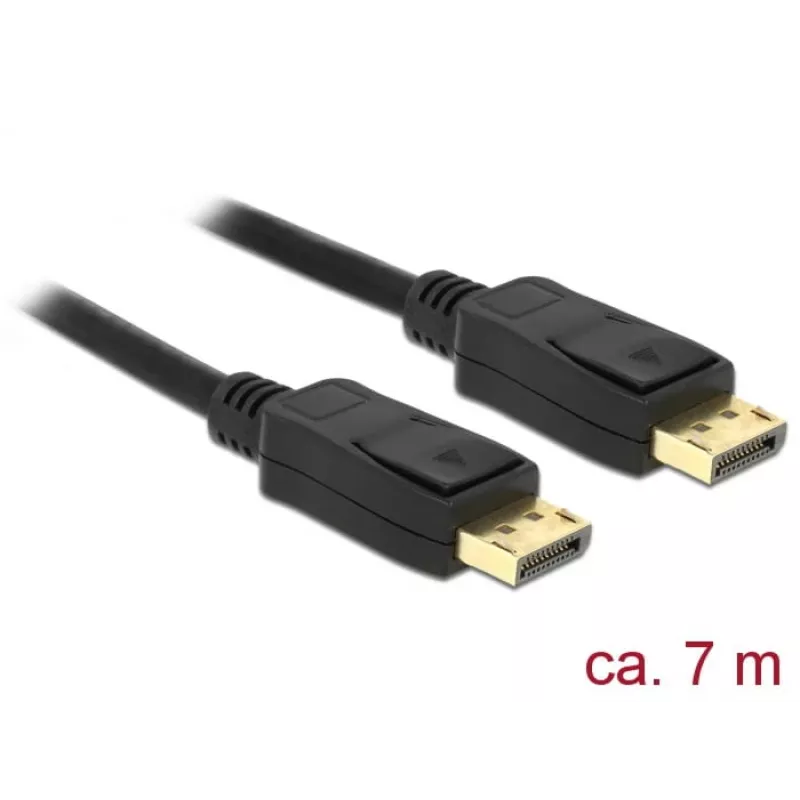 DisplayPort kabelis DeLOCK 84860 7 m melns