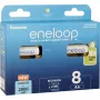 Uzlādējamās baterijas PANASONIC ENELOOP AA 2000 mAh 8 gab. (BK-3MCDE/8HH)