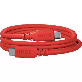 Rode SC27-R USB-C uz USB-C kabelis USB 3.2 Gen1, sarkans (2m, PD)