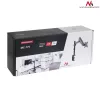 Galda monitora stiprinājums MACLEAN MC-775 32 collu (81,3 cm) ekrāniem, VESA 75x75–100x100, līdz 8 kg, pelēks