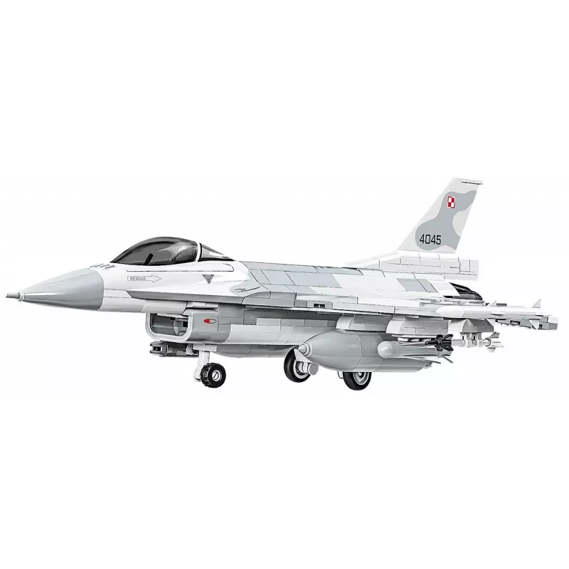 Konstruktoru komplekts Cobi F-16C Fighting Falcon — 463 detaļas, mēroga modeļa būvēšanas komplekts
