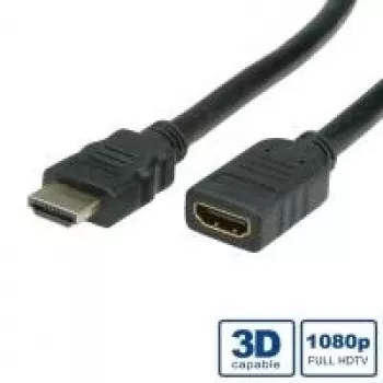 HDMI High Speed kabelis + Ethernet VALUE 1 m