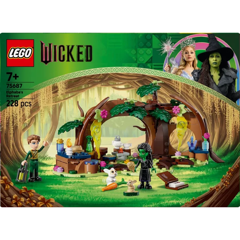 LEGO komplekts Elphaban Hideout 75687 — rotaļu komplekts ar 3 mini figūriņām