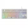 Mehāniskā tastatūra Baracuda Krill balta KRILL-W — kompakts izkārtojums, USB savienojums