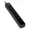 EnerGenie SPG5-C-15 pārsprieguma aizsargs Melns 5 AC kontaktligzdas 250 V 4.5 m
