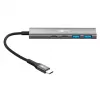 Goobay Slim 4-Port USB-Hub USB-C uz/USB-A 5 Gbit/s - Plug USB 3.2 (76563)