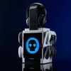Numskull Games PS5 iedvesmots spēļu skapis, diskešu turētājs spēlēm, PlayStation 5, pelēks, vadu, 1 gab.