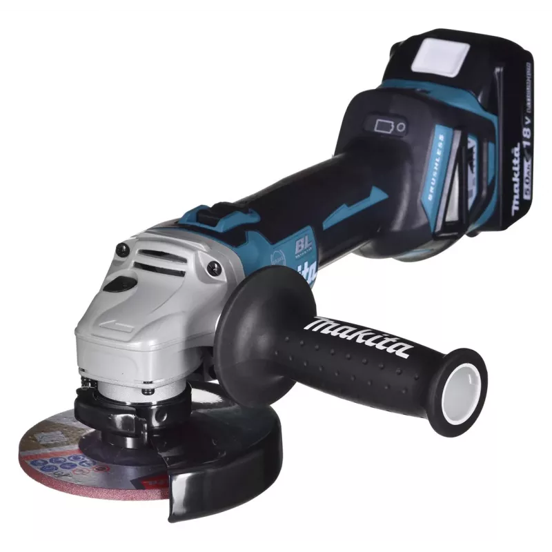 Leņķa slīpmašīna 18V 3x5.0Ah akumulators DGA513RT3J MAKITA