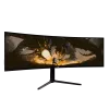 49 collu izliekts LED monitors Arozzi Nova — 5120 x 1440 Dual QHD, VA panelis, 4 ms, USB centrmezgls, VESA