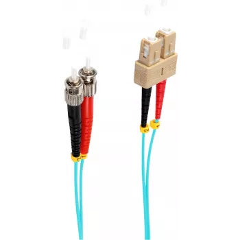 shiverpeaks BS77912/3 optiskās šķiedras kabelis 2 m SC ST OM3 akvamarīna krāsā (BS77912/3)