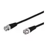 Wentronic Goobay BNC savienojuma kabelis, melns, 1 m - BNC-spraudnis > BNC-spraudnis (50272)