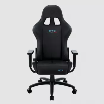 Spēļu krēsls Onex STC Tribute Hardcore Melns — ergonomisks sēdeklis datoram un konsolēm, regulējams augstums un atzveltne
