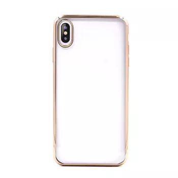 Aizsargājošs mīksts TPU vāciņš Devia iPhone XS Max, zelta apdare