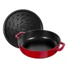 Staub cepešpanna Chistera 28cm apaļa ķiršu sarkana 40511-474-0 405114740 (40511-474-0)