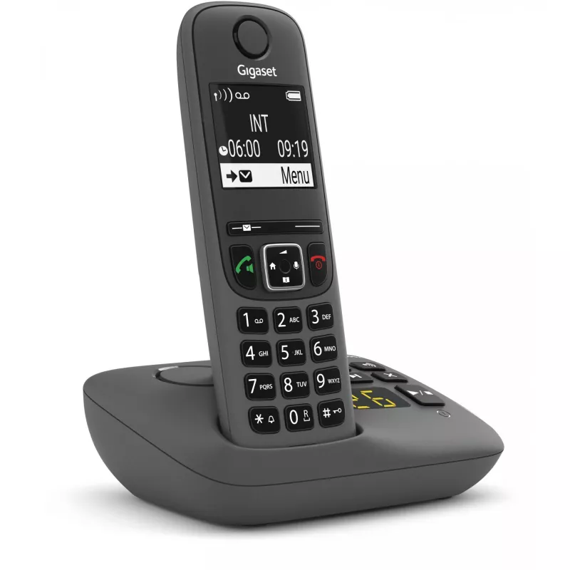 Analogais/DECT telefons Gigaset AE690A zvanītāja ID bezvadu klausule Antracīta