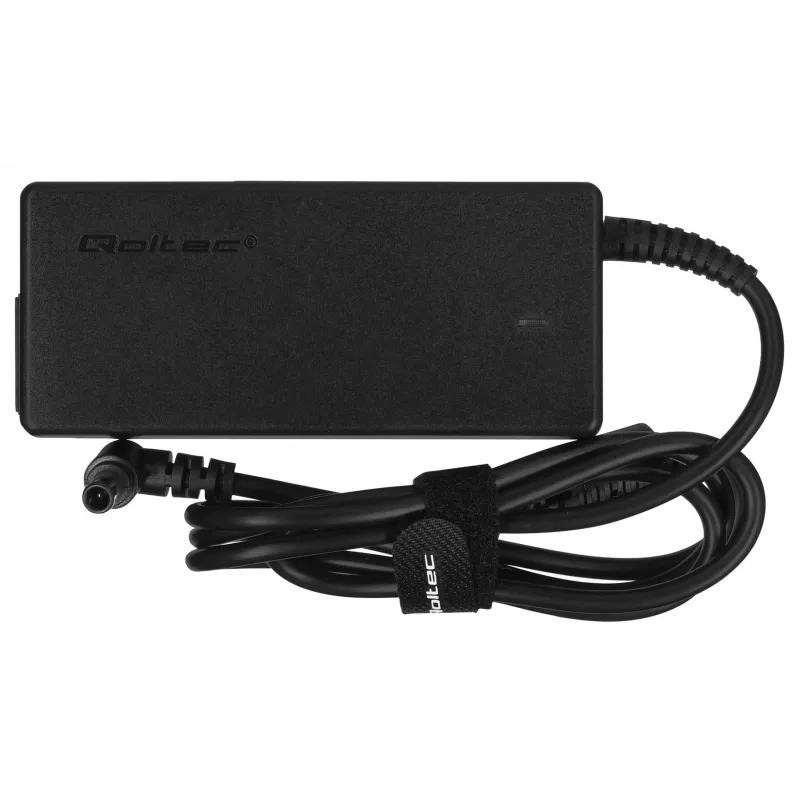 Mobilo ierīču lādētājs QOLTEC 51773, 42W, 14V 3A, ieeja 220–240V 50/60Hz, melns, 1,19m kabelis