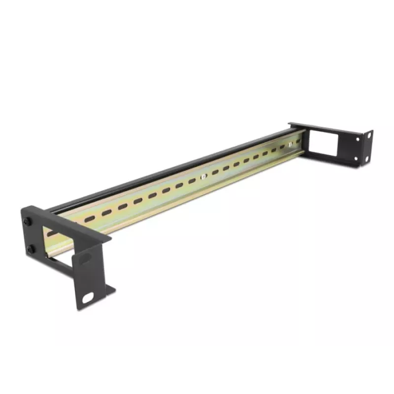 DIN sliedes panelis DeLOCK 67031 Melns Metāls 19 collu 482,6 mm