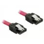 SATA kabelis DeLOCK 82677 0,5 m sarkans