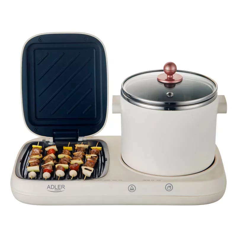 Adler 2-in-1 Breakfast Station | AD 6421 | 1320 W | 1 L | Programmu skaits 1