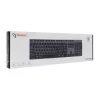 Bezvadu tastatūra SBOX WK-131 US, kompakts metāla dizains, US izkārtojums