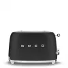 Toaster Smeg 50's Style TSF01BLMEU 2 šķēles melns nerūsējošais tērauds