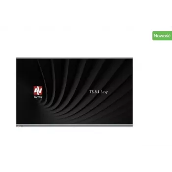 Interaktīvs displejs AVTEK TS 8.1 EASY 75 75 collu 3840x2160 60Hz IR skārienekrāns Wi‑Fi 20‑punktu, 400 cd/m², 24/7, VESA 600x400
