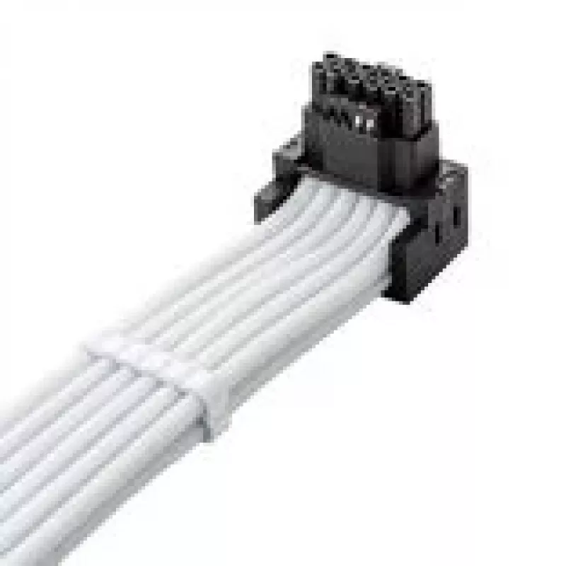 CableMod C-Series Pro Connection kabelis - Variant A, 90°, 16-Pin to 2x8-Pin PCIe, balts